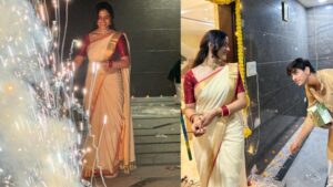 Vaishnavi-Chaitanya-Celebrated-First-Diwali-after-Baby-Movie-Success-1024x576