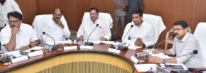Minister Kondapalli Srinivas review of irrigation projects