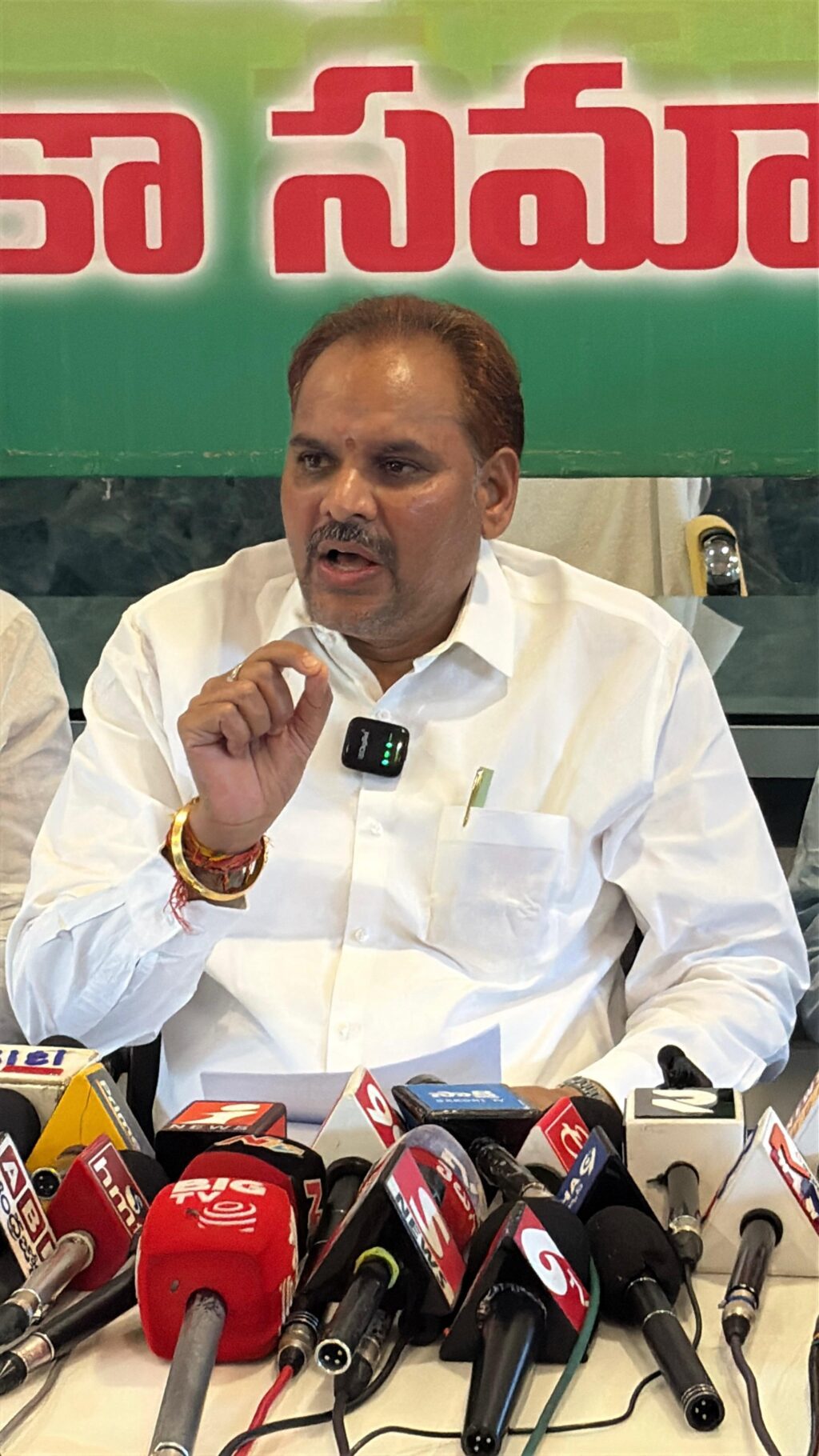 ZP Chairperson and YCP District President Majji Srinivasa Rao